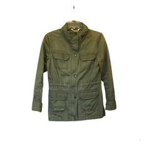 Hollister Green Utility Coat/ Jacket